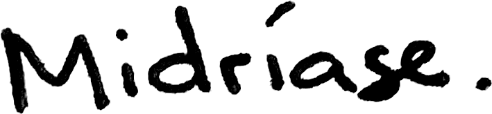 Assinatura manuscrita de Midríase